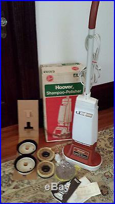 Vintage Hoover Model F4143 Floor Polisher Scrubber Buffer With