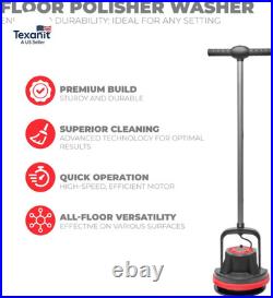 10 Heavy Duty Commercial Pad Polisher Orbiter Hard Floor Buff Cleaner Machine