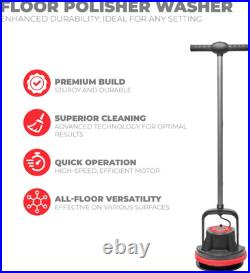 10 Heavy Duty Commercial Pad Polisher Orbiter Hard Floor Buff Cleaner Machine