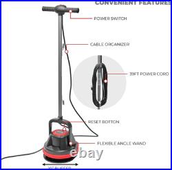 10 Heavy Duty Commercial Pad Polisher Orbiter Hard Floor Buff Cleaner Machine