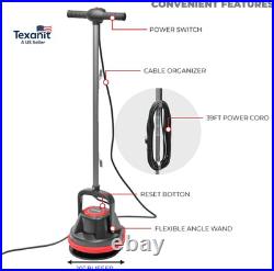 10 Heavy Duty Commercial Pad Polisher Orbiter Hard Floor Buff Cleaner Machine