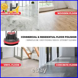 10 Heavy Duty Floor Polisher with 39ft Cord Efficient Cleaning Machine