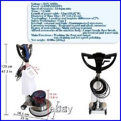 110V 18 Carpet/Floor Cleaner Polisher Floor Scrubber Buffer Heavy Duty Polisher