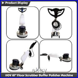 110V 18 Carpet/Floor Cleaning and Polishing Machine Floor Scrubber Buffer