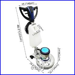 110V 18 Commercial Floor Scrubber Buffer Carpet Cleaner Polisher Cleaning
