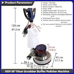 110V 18 Floor Scrubber Buffer Carpet/Floor Cleaning and Polishing Machine