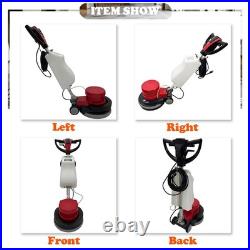 110V 1.5KW 17 Commercial Floor Scrubber Buffer Floor Polisher Machine