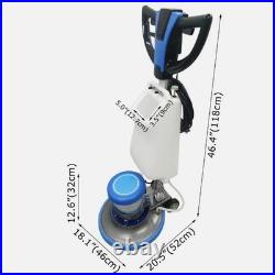 110V Commercial Floor Polisher Carpet Marble Tile Cleaning Machine Scrubber New