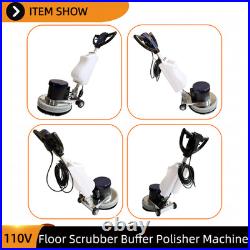 110V Floor Scrubber Buffer Cleaning Machine for Commercial & Residential Use