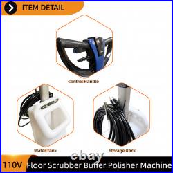 110V Floor Scrubber Buffer Cleaning Machine for Commercial & Residential Use