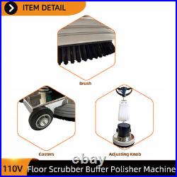 110V Floor Scrubber Buffer Cleaning Machine for Commercial & Residential Use