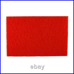12 In. X 18 In. Non-Woven Red Buffer Pad
