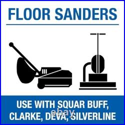 12 x 18 Silicon Carbide Floor Sanding Sheets, 20 Grit, 20-Pack for Wood & Meta