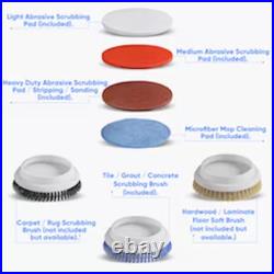 13-Inch Heavy-Duty Commercial Floor Polisher with 5 Pads