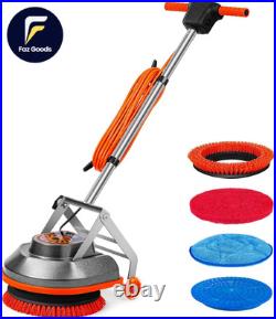 15 Floor Buffer Machine Commercial Floor Scrubber Machine with Brushes and Pads