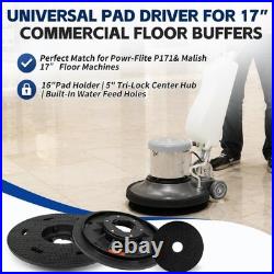 16 Floor Buffer Pad Driver & Universal Clutch Plate for Cleaning Machines