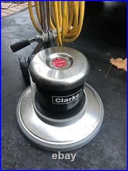 17 Floor Machine By Clarke, Model Cfp Pro 17, Comes With Pad Driver