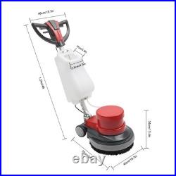 17 Industrial Floor Polisher Single Pad Buffer Scrubber Burnisher 110V 1100W