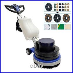 18 Commercial Carpet/Floor Washer Buffer Heavy-duty Polishing Machine 110V