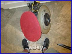 20 Inch 2-speed Floor Machine Buffer with Driving Pad and Red Buffing Pad