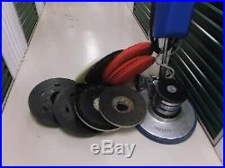 20 inch 1.5 hp Floor Machine 175 RPM Trusted Clean with Pad Holders & Pads