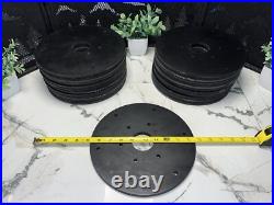 21 QTY! BULK LOT- Floor Buffer Rubber Pad Floor Sander 9-1/2 OD X 2 ID Bore