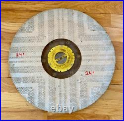 24 Replacement Metal Pad Driver for Floor Buffers. Complete. Fits most models