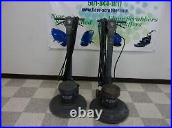 2 Advance SD 5120 Corded Floor Buffer Scrubber Sander Machines with pad drivers