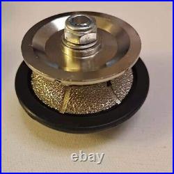 2 Full bullnose Profiler 8 Thick Floor Polish Pad grinding wheel stone concrete 2 Full bullnose Profiler 8 Thick Floor Polish Pad grinding wheel stone concrete