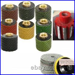 2 granite Polishing Grinding drum 8 + 25 stone marble Polish Pad concrete floor 2 granite Polishing Grinding drum 8 + 25 stone marble Polish Pad concrete floor