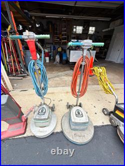 (2x) Unico 60 Medallion Walk-Behind Floor Buffer (& Pads)