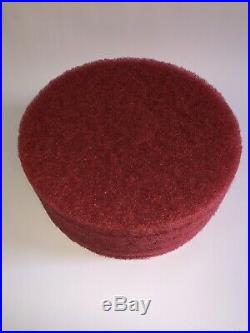 30 Pads 3M 13'' Red 5100 Floor Buffing / Buffer Cleaning Pads 175-600 RPM