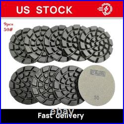 36pcs/set 4in Diamond Floor Polishing Pads Sanding Disc Renew Polisher Pads 50#