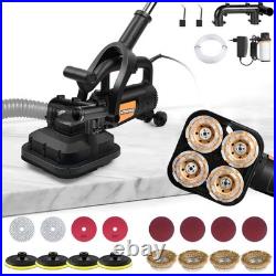 3800W 4 Head Concrete Floor Grinder Long Handle 6 Speeds 6000 RPM Floor Polisher
