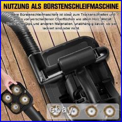 3800W 4 Head Concrete Floor Grinder Long Handle 6 Speeds 6000 RPM Floor Polisher