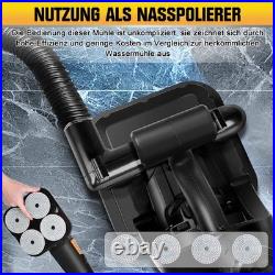 3800W 4 Head Concrete Floor Grinder Long Handle 6 Speeds 6000 RPM Floor Polisher