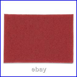 3MT Low-Speed Buffer Floor Pads 5100, 20 X 14, Red, 10/carton 5100 3M/COMMERCIAL