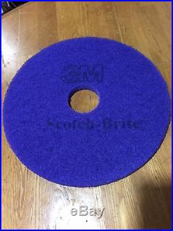 3M 48065 Scotch-Brite Purple Diamond Floor Pad Plus 20 5 Pads Burnisher Buffer