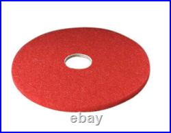 3M 5100-17 5100 Series Red Buffer Floor Pad 17 Dia. X 1 Thick in. (Pack of 5)