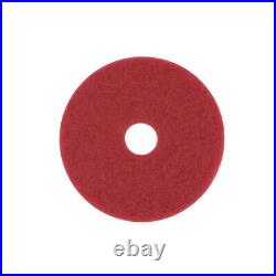 3M 5100-17 5100 Series Red Buffer Floor Pad 17 Dia. X 1 Thick in. (Pack of 5)