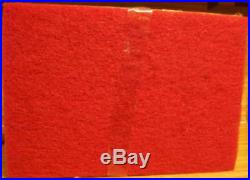 3M 59258 Red 5100 Buffing Buffer Pad 20 x 14 x 1 Box of 10 NEW