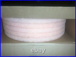 3M Floor Care 3600 Pink 19 Eraser Burnish Polishing Pad Box Lot 4 (20pcs)