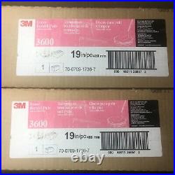 3M Floor Care 3600 Pink 19 Eraser Burnish Polishing Pad Box Lot 4 (20pcs)