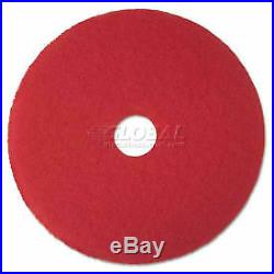 3M MMM08388 Buffer Floor Pad 5100, 13, Red, 5 Pads/Carton 8388 1 Each