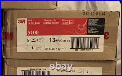 3M Red Buffer Pad 5100, 13Floor Buffer, Machine Use (5 pad / Box) Lot Of 5 3M Red Buffer Pad 5100, 13Floor Buffer, Machine Use (5 pad / Box) Lot Of 5