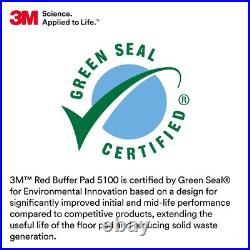 3M Red Buffer Pad 5100 24 in