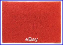 3M Red Buffer Pad 5100, 28 x 14 Floor Buffer, Machine Use (Case of 5)