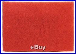 3M Red Buffer Pad 5100, 32 x 14 Floor Buffer, Machine Use (Case of 10)