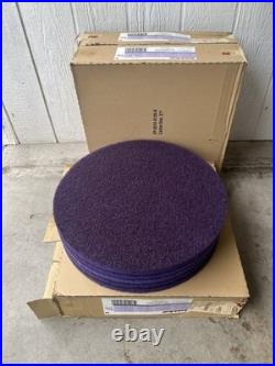 3M Scotch Brite 21 Purple Diamond Floor Pad 5Pads Per Case lot of 3 boxes15pc