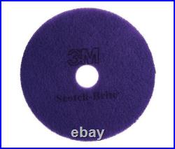 3M Scotch Brite 21 Purple Diamond Floor Pad, 5 Pads Per Case